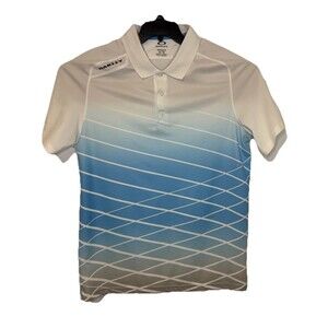 Oakley XL Regular Fit White Blue Bella Collina Hydrolix RN#96548 CA#35460